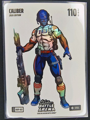 BO JACKSON BATTLE ARENA CALIBER STEEL BLIZZARD 2026 BLBF-622 Caleb Williams