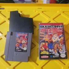 Sistema de entretenimiento Crash n the Boys Street Challenge Nintendo NES completo en caja original
