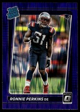 Ronnie Perkins 2021 Donruss Optic #283 Patriots Insert ? SEE SCAN! FREE SHIPPING
