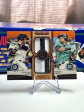 2018 Topps Tribute Dual Relics Robinson Cano Nelson Cruz Bookend /25 Mariners GU
