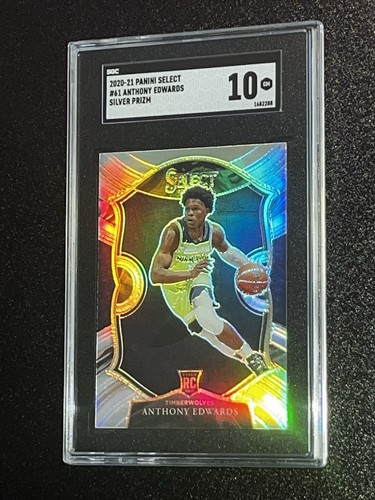 2020 Anthony Edwards [Silver Prizm] #61