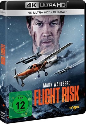 Flight Risk (4K UHD + Blu-ray) NEU & OVP!
