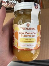 True Sea Moss Gel Mango Pineapple 16 fl oz Vegan GMO-Free Immunity Support
