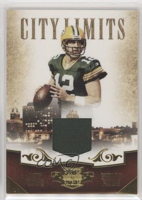 2010 Panini Plates & Patches City Limits Materials /100 Aaron Rodgers #2 1s4q