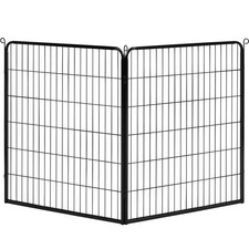 Dog Playpen Outdoor Puppy Exercise Pen Indoor Portable Pet Fence, 40", 2 Panels