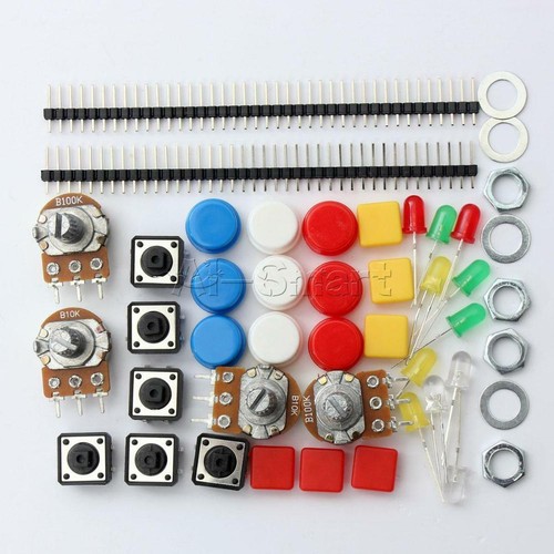 New Electronic Parts Pack KIT for ARDUINO component Resistors Switch Button C - Afbeelding 5 van 6