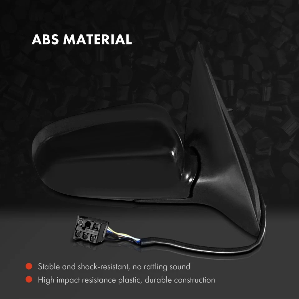 2x Espejo retrovisor eléctrico negro liso para Ford Crown Victoria 02-08 Mercury Grand Marquis Foto 3 de 4