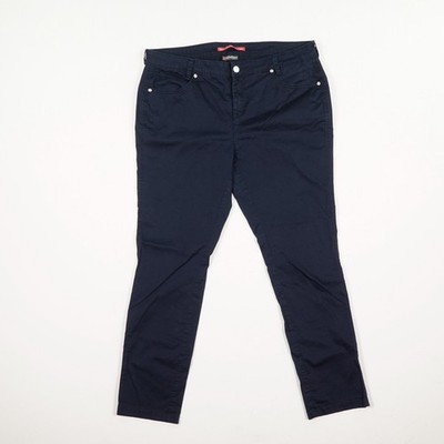 STREET ONE YULIUS Herren Chino Hose Gr. 44/30 dunkelb Mid Waist Casual Fit Stret
