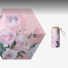 Lightweight Folding Sun  Rain Umbrella, UPF50 Portable