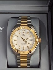TAG HEUER Aquaracer 41mm Quartz Is 🟡2-Tone Gold/SS🟡 WAY1120 GORGEOUS