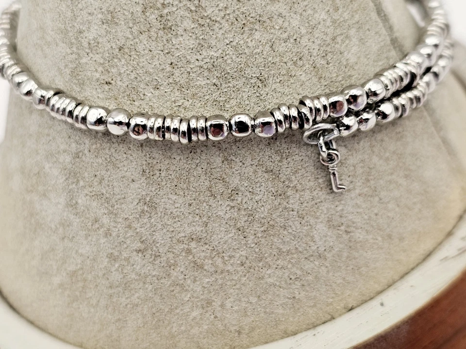 Keep Collective: Pulsera envolvente "Healing" plateada, cuarzo verde curativo - Nueva 🌞 Foto 4 de 4