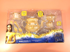 Vintage Disney - Beauty and The Beast - Enchanted Objects Tea Set/Playset, 2017