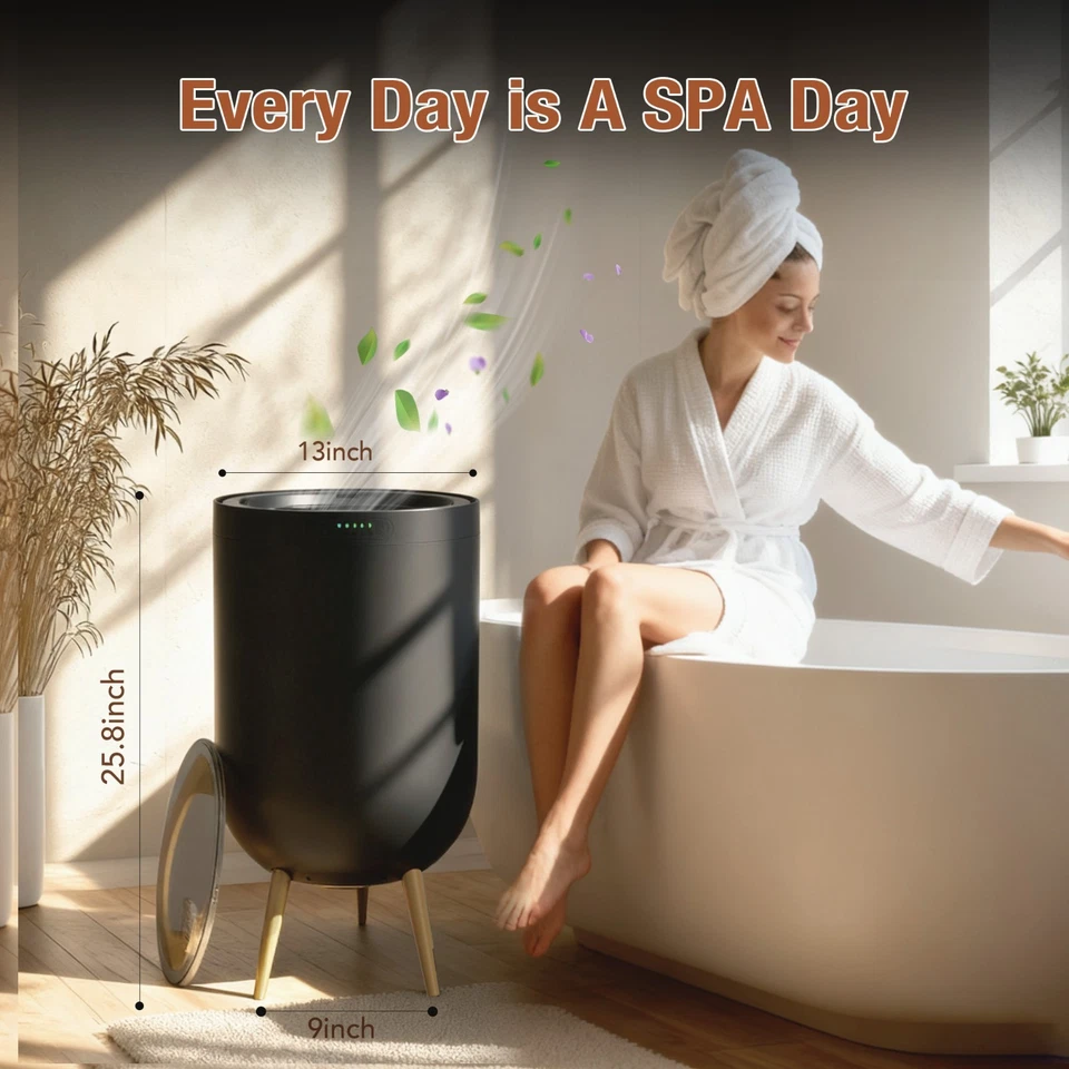 Cubo calentadores de toallas con altavoz Bluetooth se adapta a dos toallas, mantas de 40"x70" Foto 4 de 4