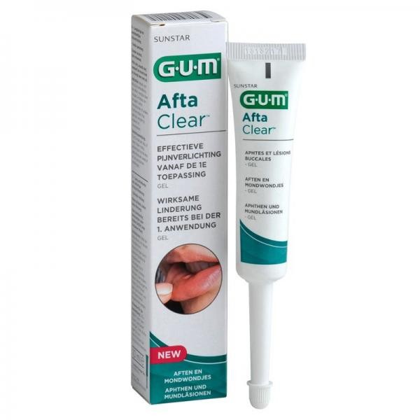 Gum Unisex Dentifricio, Sunstar Aftaclear Gel (10 Ml) - Immagine 2