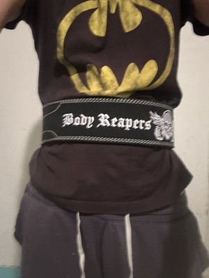 Body Reapers Weight Lifting Belt for Men & Women, Heavy Duty Medium, Black 
