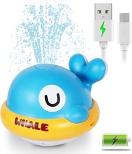 Baby Bath Toys - Toddler Bath Toys for Kids Ages 1-3, Rechargeable Light Up Whal