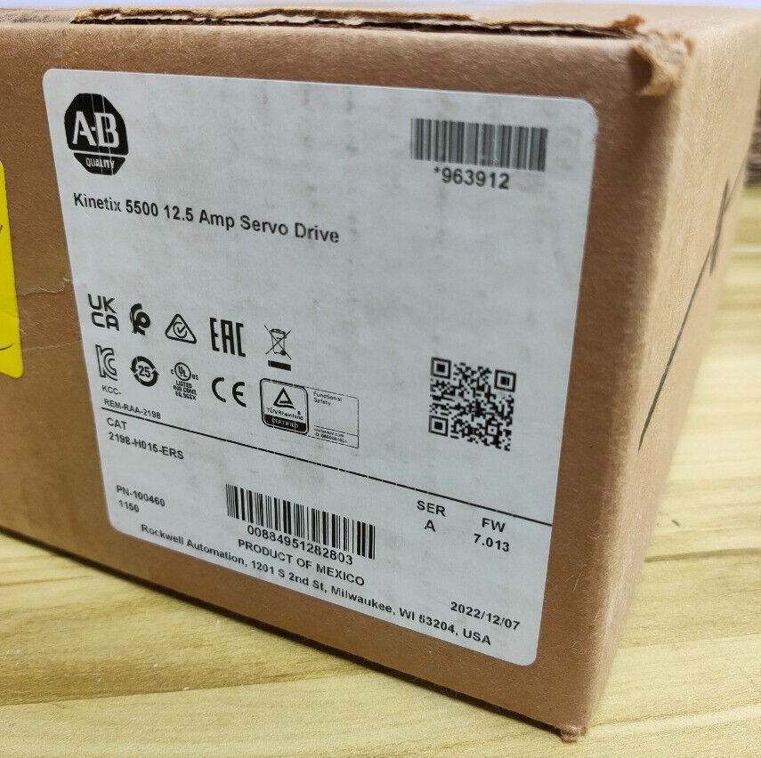 2198-H015-ERS SURPLUS SEALED 2198-H015-ERS /A Kinetix 5500 Servo Drive ...