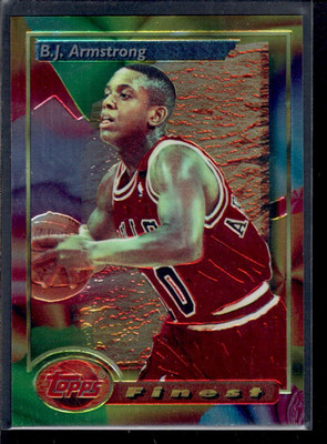 1993 Finest #62 B.J. Armstrong  NM/NM+ X3227432