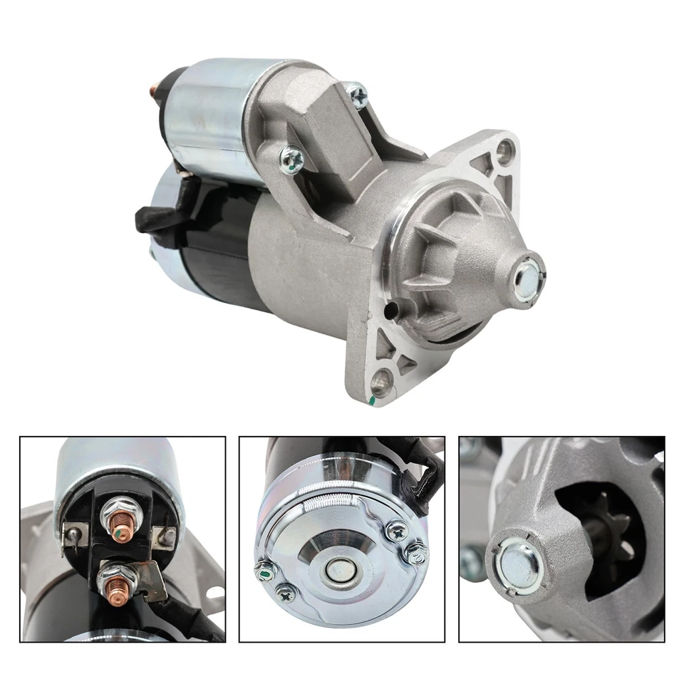 17194 Starter Motor for 1989-1998 Suzuki Sidekick 1989-2002 Chevrolet Tracker US - Image 3 of 4