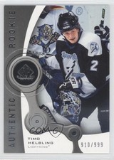 2005-06 SP Game Used Edition Authentic Rookies 910/999 Timo Helbling #127 0a6