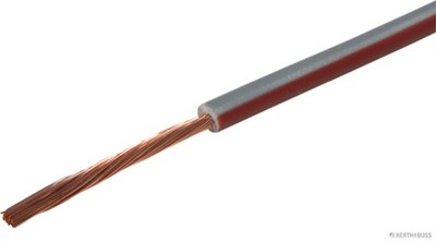 50m HERTH+BUSS ELPARTS 51275128035 Elektroleitung FLY 1,5 mm², grau/rot, PVC