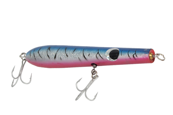 DBLUE Handmade Wood Surf Casting Lure Pencil Poppers Color Combo #01 4 pcs - Image 2