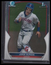 2023 Bowman #BCP-98 Jorge Burgos Chrome Prospects Cleveland Guardians