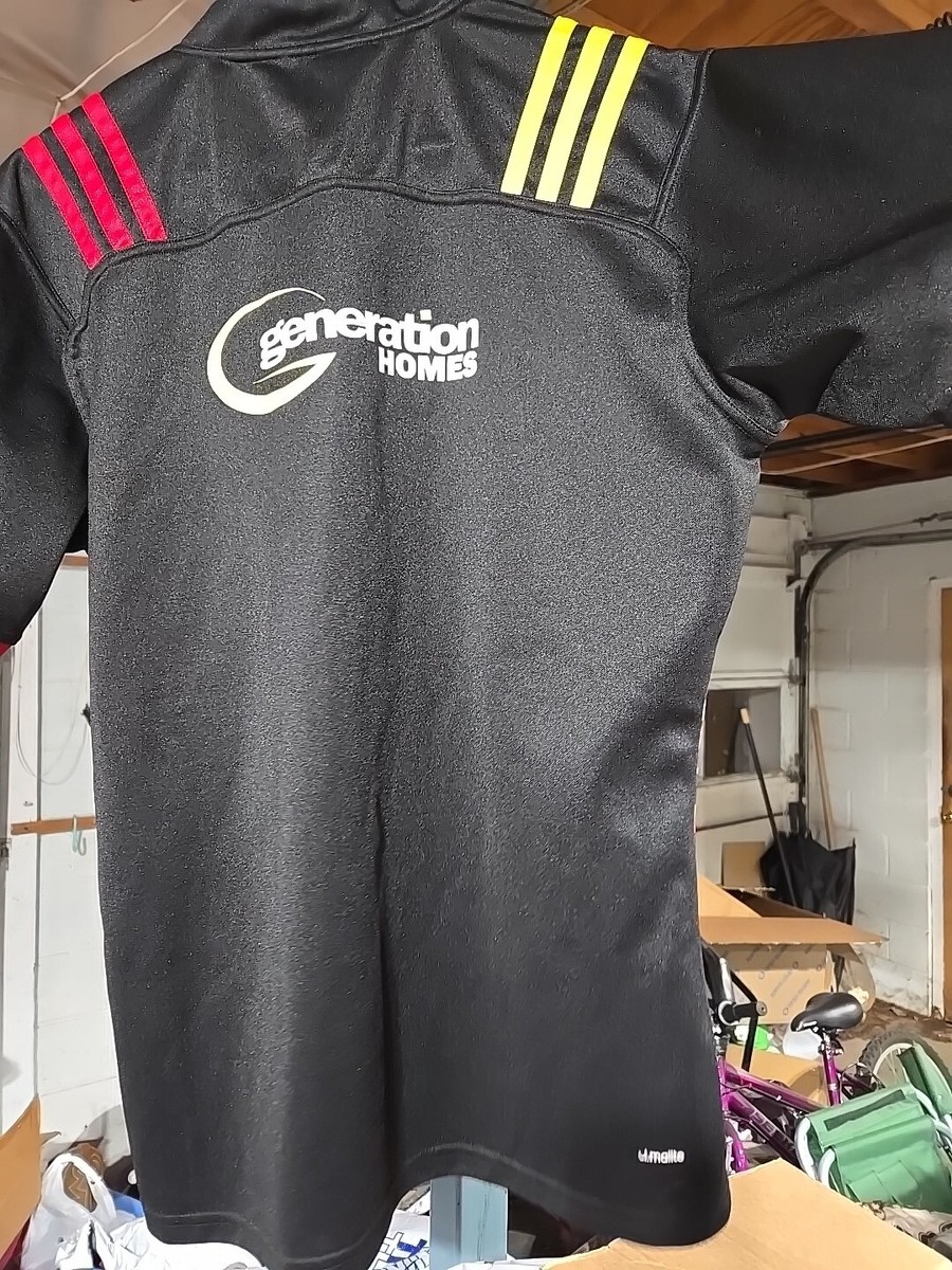 ADIDAS CHIEFS RUGBY HOME 2016-2017 BLACK JERSEY MAILLOT