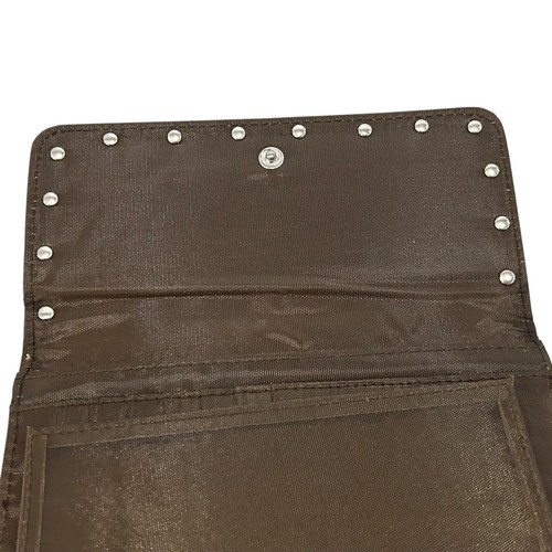 GUESS Tri-fold Clutch Wallet Faux Leather Animal Print Checkbook Cards Slots - Picture 5 of 20