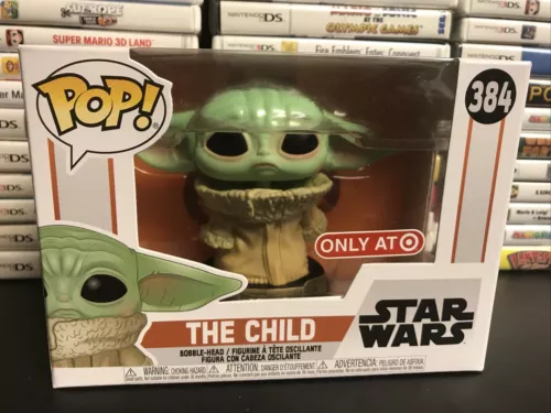 Star Wars Funko POP #384 The Child Yoda TARGET EXCLUSIVE Mandalorian.