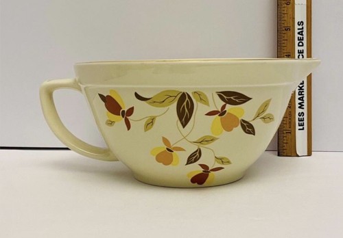 Vintage Hall Jewel Tea Autumn Leaf Batter Bowl Limited Edition China Specialties - Picture 7 of 7