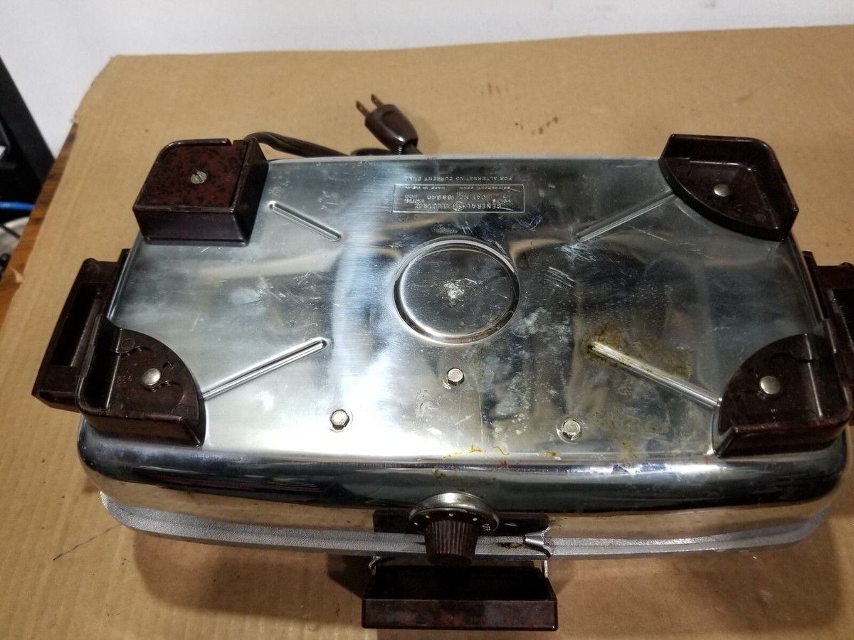 キッチン家電 USA vintage waffle maker GeneralElectric Vintage GE General Electric Grill Wafflebaker Reversible