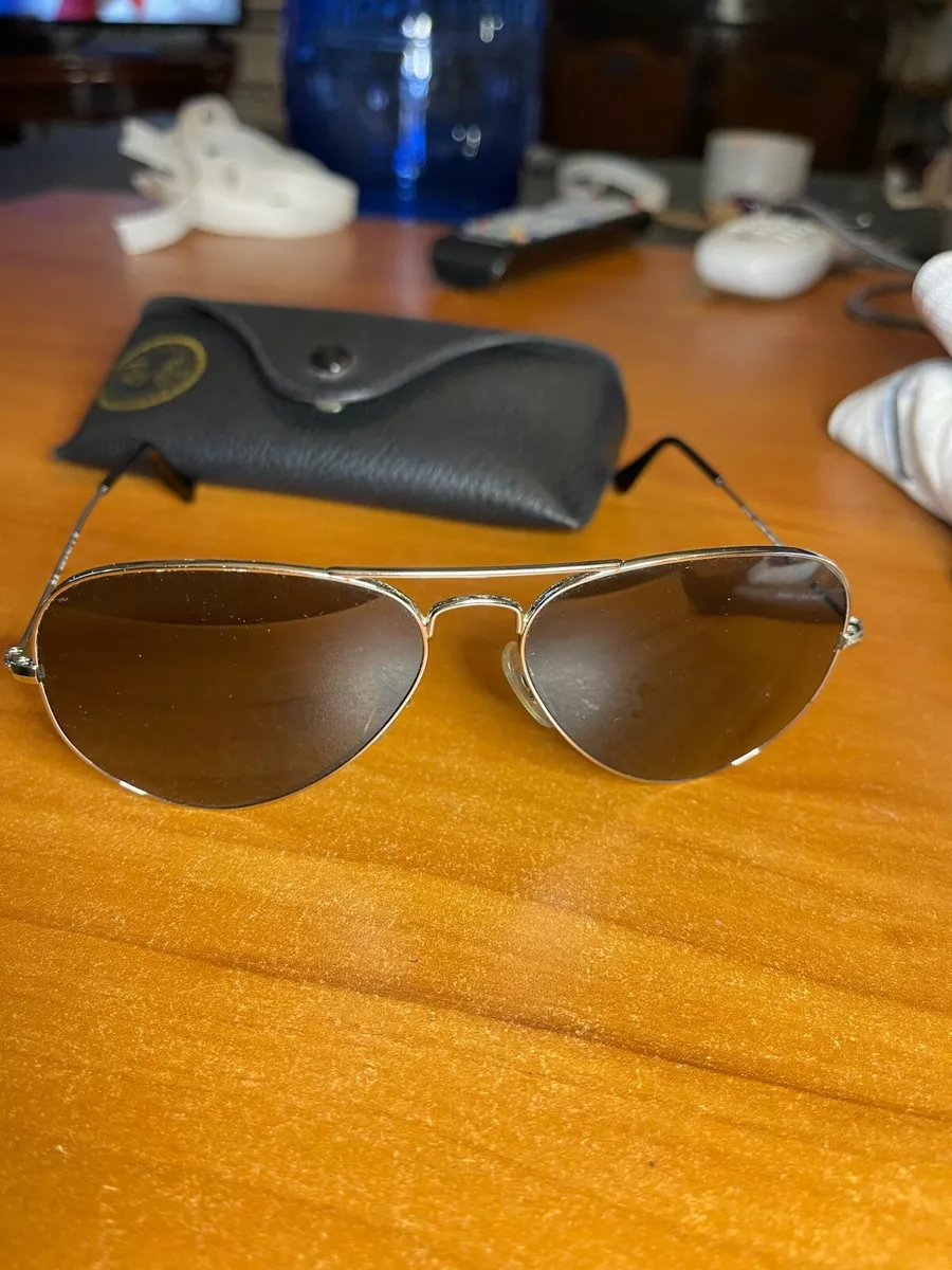 Rayban aviator glasses W3277 Italy 58014 with case Ray-Ban