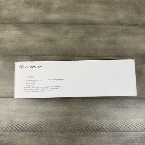 Williams Sonoma Wüsthof 240/1000/3000-Grit Tri-Stone Sharpener OB NIB - Picture 3 of 12