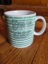 Kenneth Grooms Computer Art 101 Programmazione 1982 Tazza Caffè Ceramica Toscana 