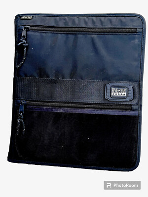 5 Star Mead 2-Inch Zipper Binder Trapper Folder Navy Blue Thick