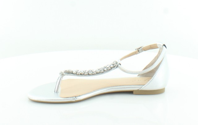 jewel badgley mischka flat sandals