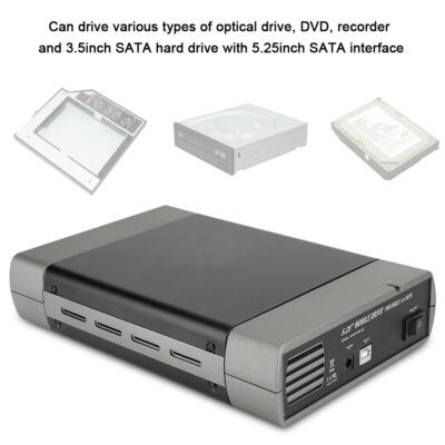 External Optical Drive Box USB SATA DVD Player For