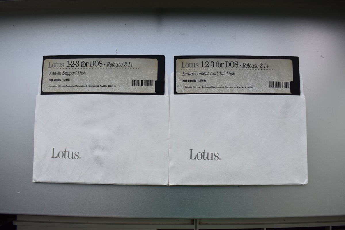 Lotus 123 for DOS Release 3.1+ | eBay Lotus 123 for DOS Release 3.1+ | eBay