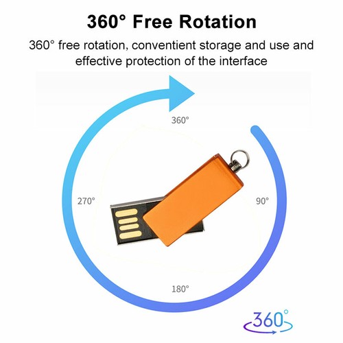 Memoria USB 2.0 64 GB 32 GB 16 GB 8 GB Memoria Metal USB Flash Pen Drive Disco U - Imagen 3 de 15