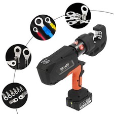 Battery Powered Crimping Tool Electric Hydraulic Plier Rechargeable 16 - 400mm2