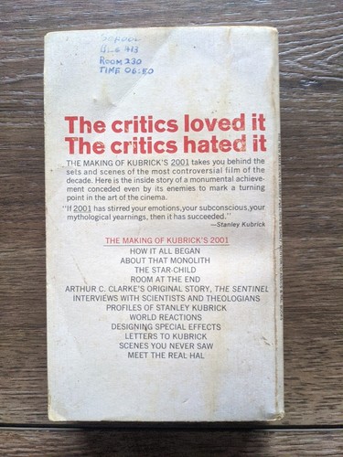The Making of Kubrick's 2001 - Jerome Agel - 1st First Printing 1970 Signet MISC - Picture 2 of 6