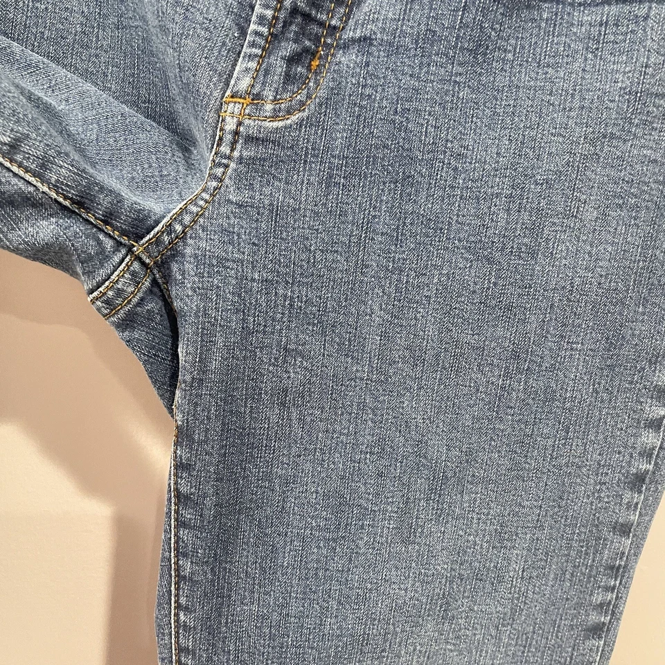 Pantalones de mezclilla halógenos azules con bolsillos talla 2 Foto 4 de 4