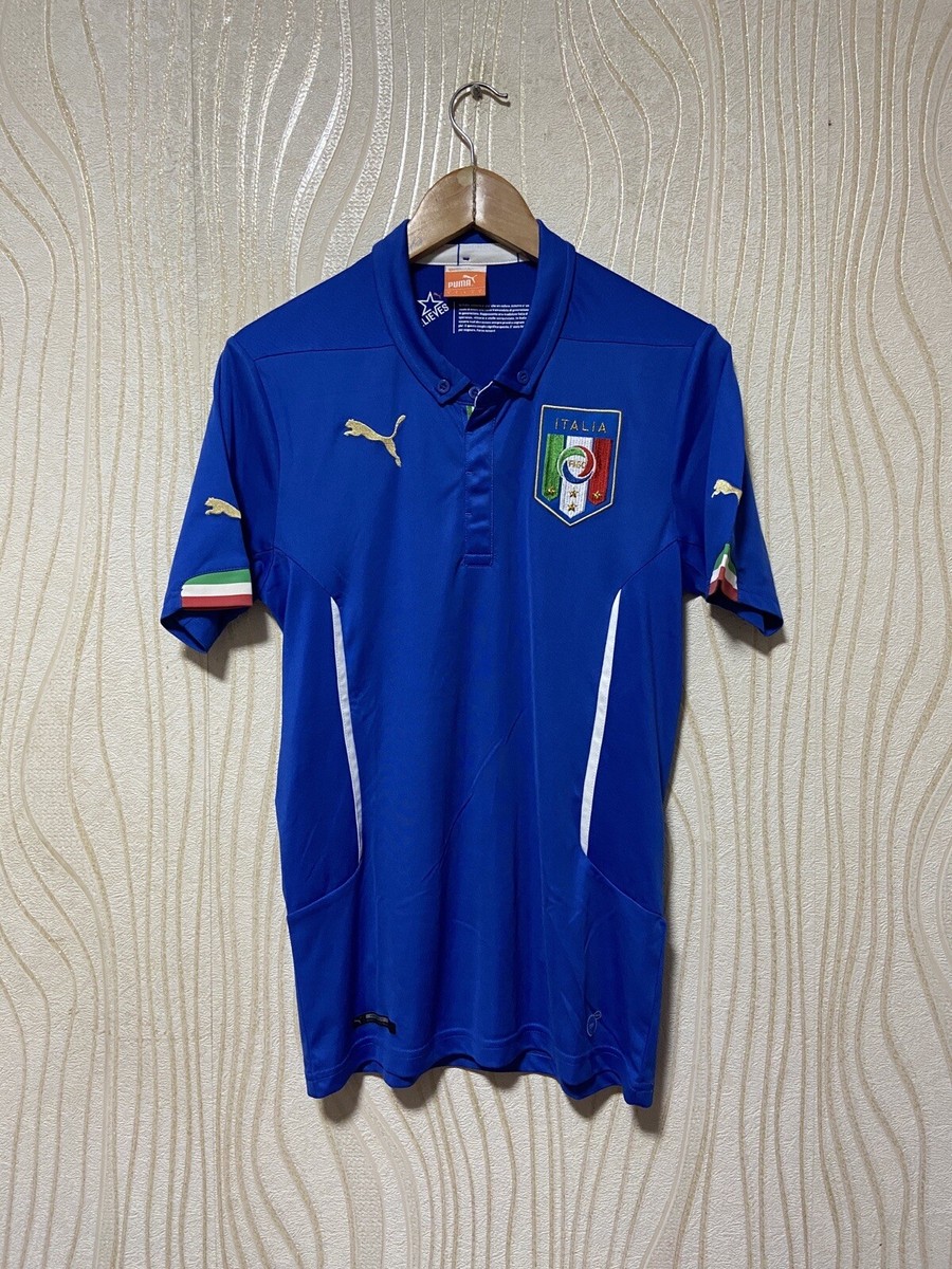 ITALY 2014 2015 HOME FOOTBALL SHIRT SOCCER JERSEY PUMA 744288 sz S