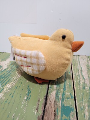 Target Bullseye Playground Plush Figural Easter 2023 Yellow Fabric Bird Chicken
