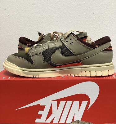 スニーカー Nike Air Dunk Jumbo Medium Olive DV0821-200 NIKE AIR DUNK JUMBO ( MEDIUM OLIVE ) SNEAKERS SHOES SIZE