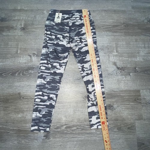 Easel Anthropologie Women's Leggings Medium Camo Brand New With Tag Gray Blue - Picture 7 of 8