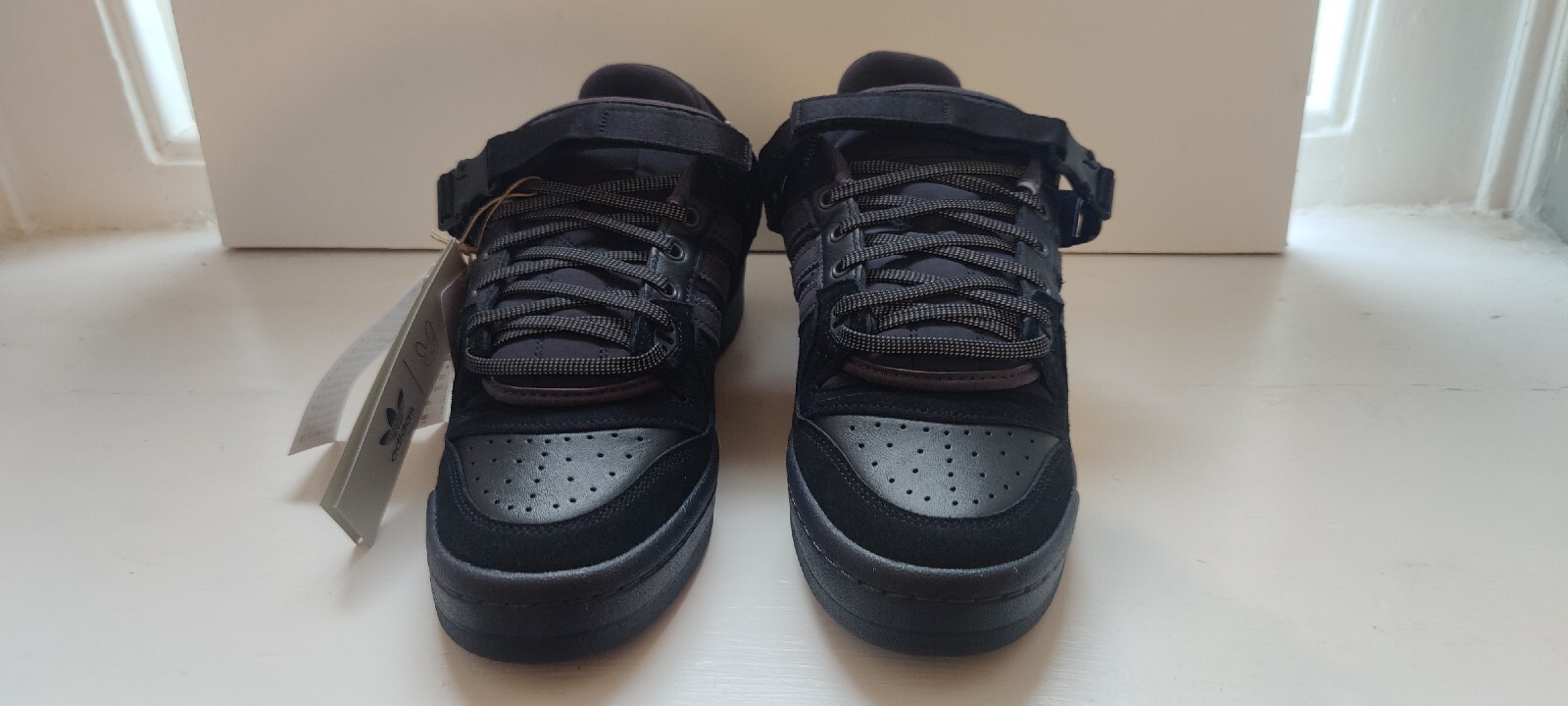 ADIDAS X BAD BUNNY FORUM BACK TO SCHOOL black UK9, rare, fast free shipping ✅ image 2