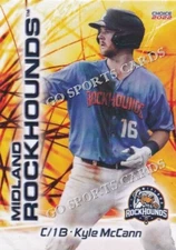 2022 Midland Rockhounds Kyle McCann RC Rookie Oakland Athletics