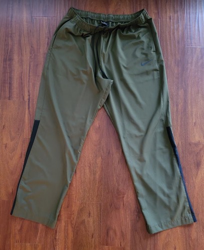Black Stripe Dry-Fit Poly Sweatpants 